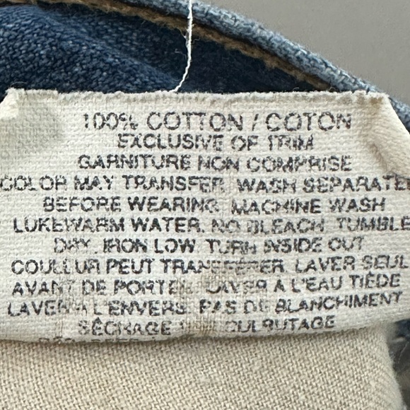 Vintage Tommy Hilfiger Size 3  Blue Denim Skirt - Picture 7 of 7